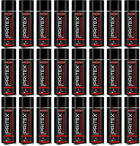 PRITEX Schweißschutzspray 24x 400ml, silikonfreies Schweiß-Trennspray