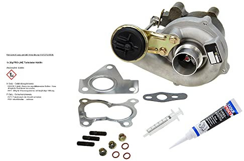 ATEC Germany 1x Turbocompresseur y compris kit de montage, Compatible avec DACIA LOGAN (LS_), NISSAN MICRA III (K12), RENAULT CLIO, KANGOO (KC0/1_) (FC0/1_), MODUS (F/JP0_), THALIA I (LB_)