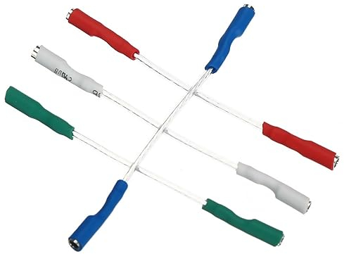 2023 Plattenspieler-Phonographen-Kabel, 50 mm, für 1,2–1,3 mm Pins, Plattenspieler, Phono-Kopfgehäuse, 4 Stück