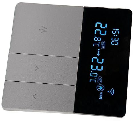 Termostato digital, AC 90-240V calentador de agua termostato control remoto visualización transparente para el hogar (tipo WiFi)