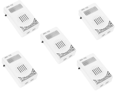 OSALADI 5pezzi Amplificatore di Suoneria per Telefono Cordless Volume Compatibile con Tutti Tipi di Telefoni Design Moderno per Ufficio e Casa