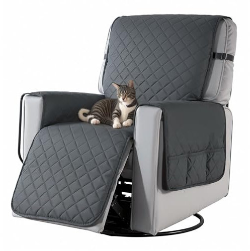 Funda Cubre Sillón Fundas para Sillas Reclinables, Funda Protector Sillón Impermeable, Funda Sillón 1 Plaza Funda Cubre Sofá,Protector para Sofá,Funda de Sillón Relax Antideslizante Mascotas Amigables