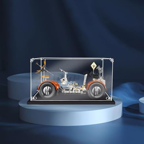 Acryl-Vitrine mit Schraube für NASA Apollo Lunar RovingVehicle-LRV 42182 (Model-Set ist Nicht im Lieferumfang enthalten) (kein Hintergrund)