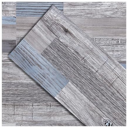 ATOPOSE Vinyl Floor Planks Self Adhesive,Laminate Flooring 36pcs-6×36 with Wood Effect,Waterproof and Easy DIY Installation For Bedroom Living Room Kitchen Indoor Residential Area(5.02m²,Quilt)