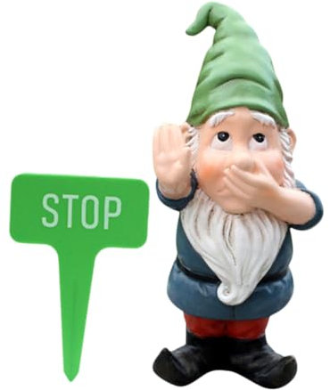 YARNOW Figurine De GNOME De Jardin Petit Nain Décoratif Accessoire De Pelouse pour Décoration Extérieure
