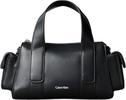 Calvin Klein Henkeltasche WEBBING STRAP POCKET BAG, Schultertasche, Umhängetasche, Handtasche Damen