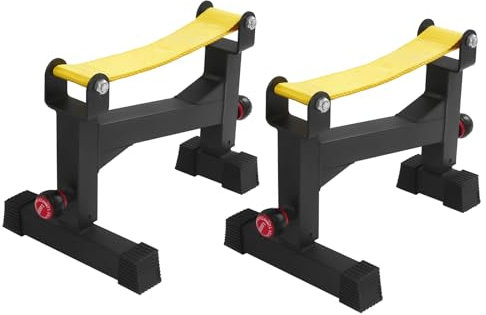 Langhantelständer,Langhantel Ständer aus Kohlenstoffstahl Höhenverstellbar bis 40 cm,Tragfähigkeit 300kg für Home/gym