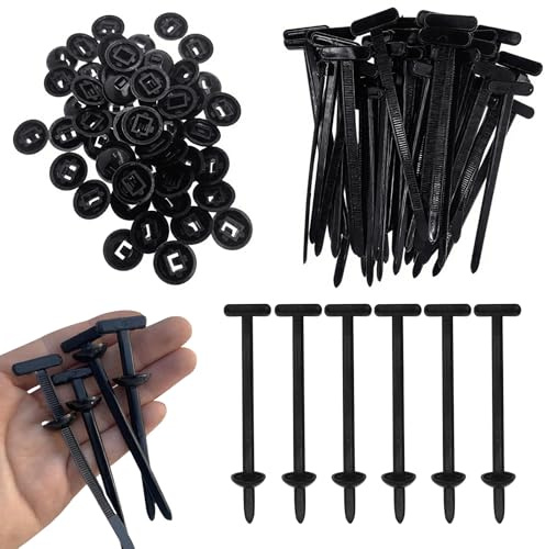 SANLIUSANJIU Bridas universales de nailon para reparación diaria de coche, resistente, de nailon, con cremallera, multiusos, herramienta para bridas de plástico (50 unidades)
