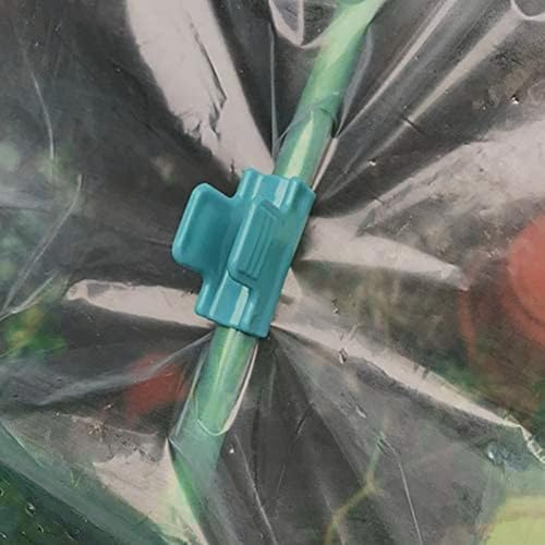 Reliable 40PCS Plastic Clamps for Greenhouses, Works with 8mm, 11mm, 13mm Tubes, Perfect for Garden and Plant Support (11mm)