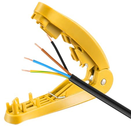 Crimpadora de cables de red, pelacables de red portátil, alicates portátiles con agarre ergonómico, cortador de perforación UTP para computadora, teléfono, teléfono