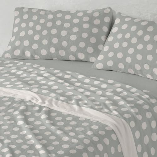 Burrito Blanco | Sábanas de Coralina | Cama de 135cm. (+Medidas Disponibles) | Diseño 993 | Color Laurel (135x190/200cm.)