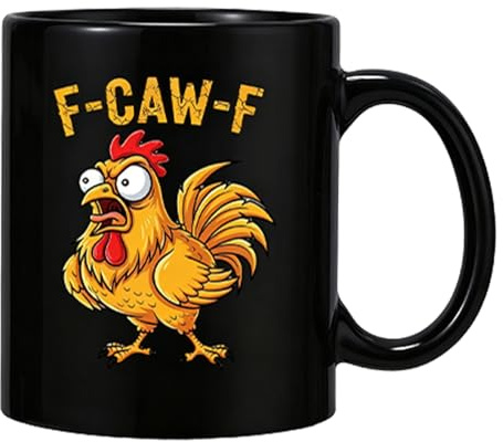 Krmoau di pollo | 325 ml in ceramica per caffè caldo | Boccale di birra per la casa | per Halloween, vino, succhi di frutta, birra, soggiorno, insegnanti, studenti, ufficio, hotel, ristorante