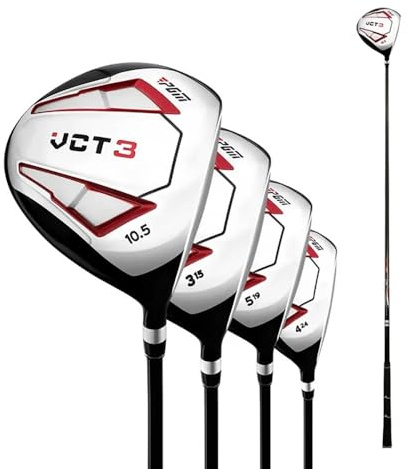 Mazza da golf in legno # 1/3/5/4H ferro destrorsi VCT3 testa in lega di alluminio ibrido driver da golf asta in legno per uomini donne sport (legno #5)