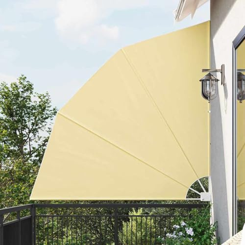 Lumanois Balkon Sichtschutz Sand 210 x 210 cm Polyester,3.8kg,42000938