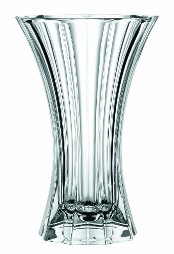 Nachtmann Glasvase 30 cm, Saphir, 80498, Vase aus Kristallglas, Blumenvase Tischdeko, spülmaschinenfest | Kristallglas