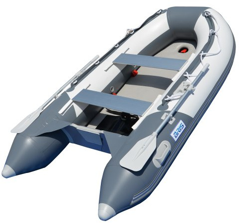 BRIS 9.8 ft Inflatable Boat Inflatable Dinghy Yacht Tender Raft with Air-Deck Floor