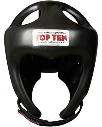 Top Ten Kopfschutz Fight (Olympia) Black - Small Kopfschutz TOP TEN Competition Fight schwarz S