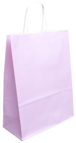 Saphir-Tec Papier-Tragetaschen TOPTWIST 32x14x42cm pink - 50 Stück