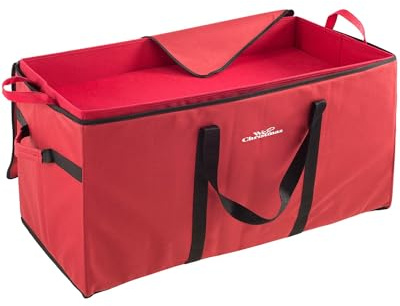 WeRChristmas Mehrzweck-Aufbewahrungstasche für Weihnachten, Rot, 76 x 38 x 38cm