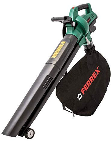 Ferrex 40V Li-Ionen Akku Laubsauger Blasen/Saugen/HäckselnFN-ABV-40 / Verstelbare Gürtel