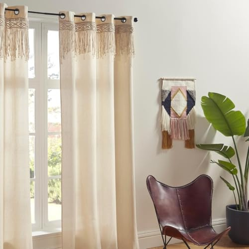 Cortina Rituality de macramé – 140 x 260 cm – Atmosphera diseñador de Interiores