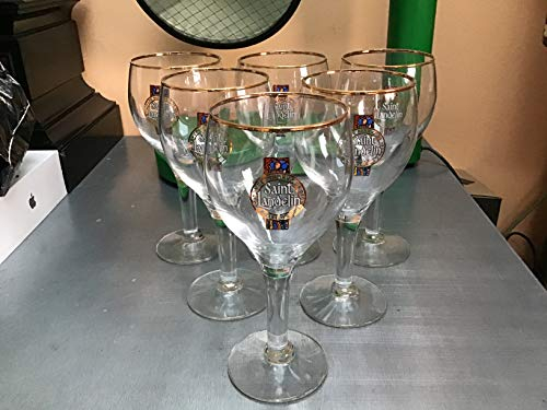 Lot de 6 verre à bière saint landelin 25cl neuf