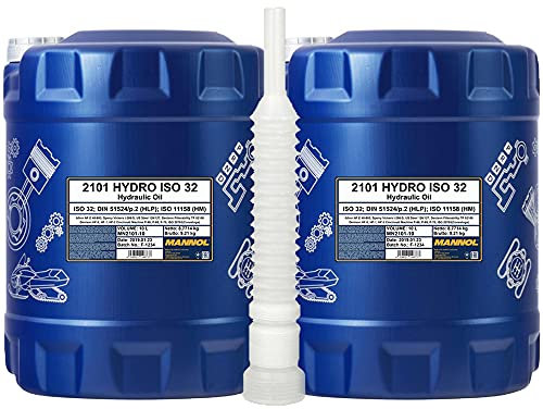 2 x10 Liter, MANNOL 2101 Hydro ISO 32 Hydrauliköl (2,87€/Liter)