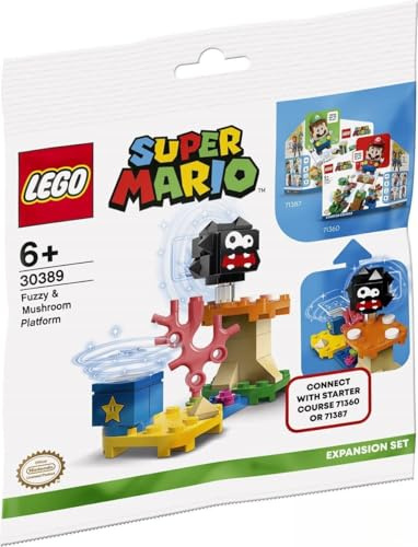 LEGO 30389 Super Mario Polybeutel-Set mit Plattform und Pilz