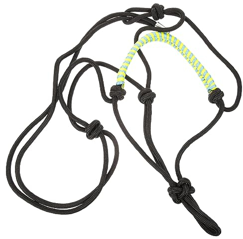 CLISPEED Pferdehalfter Nylonhalfter Alpaka-Halfter Pferdehalsbänder Zubehör Trainingshalfter Tragbares Wasserhahn Kastanienbrauner Kopf Pferdeseil Schutzring Reiten