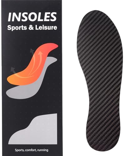 Plantilla de carbono para hombres y mujeres, placa rígida de fibra de carbono para Hallux Rigidus, puntera de césped, tamaño 240 mm, 1 unidad
