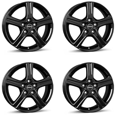 4x Borbet Felgen CWD 6.0x15 ET68 5x118 black glossy kompatibel mit Fiat Ducato