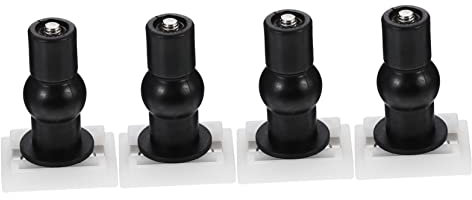 KONTONTY 4piezas Bisagras para Asiento De Inodoro Fijación para Tapa De WC Accesorios De Instalación Montaje y Práctico