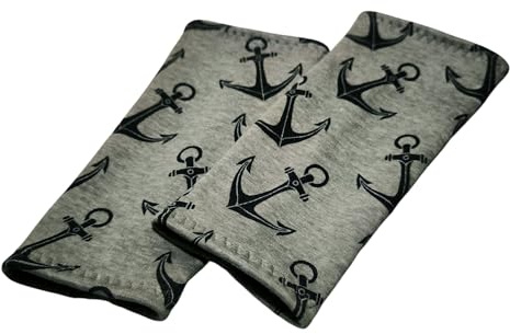 Britta Meier Maritime Alpenfleece Pulswärmer, Armstulpen ANKER, Nähwerkstatt