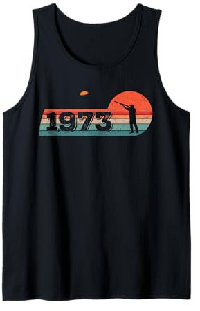 Jahrgang 1973 Tontauben Geburtstagsshirts Tontaubenschießen Tank Top