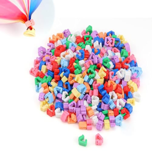 300 unidades de ayudas para globos, guirnaldas de globos, cierres de globos, ayuda para hacer nudos, cierres de globos de PVC para globos, globos de helio, bodas, guirnaldas de globos