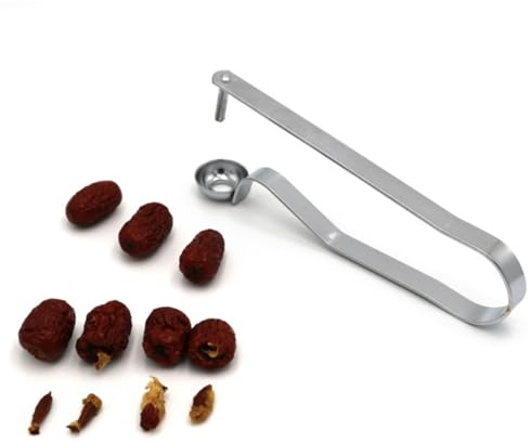 Ciieeo Dénoyauteur Cerises Et Jujubes Acier Inoxydable Outil Cuisine Pratique pour Retirer Noyaux Rapide Et Facile