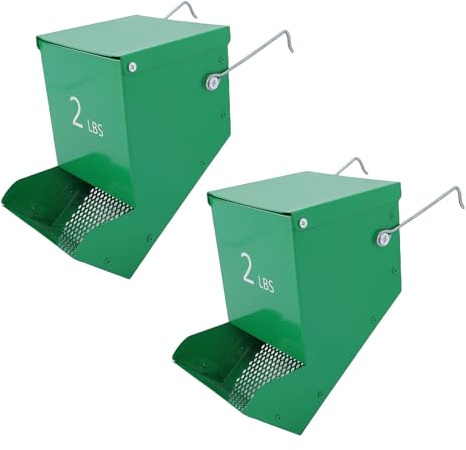 Pssopp Botella de Agua para Cobayas, sin Goteo, 2 Comederos para Conejos, Dispensador de Alimentos para Animales Pequeños para Conejos, Cobayas, Chinchillas y Más Nan
