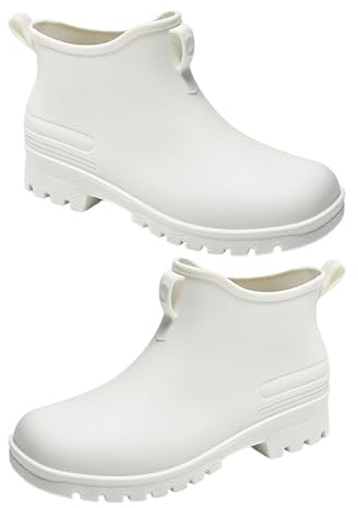 Scarpe da pioggia da pesca all'aperto scarpe corte traspirante caviglia stivali da pioggia alla moda per uomo donna moda stivali da pioggia in PVC donna
