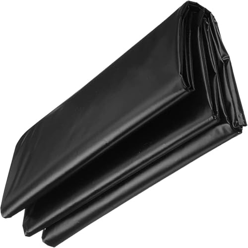 Rivestimento per laghetto in EPDM, 4,7 mm di spessore, flessibile, colore nero, per acqua dall'aspetto naturale, ideale per fontane da giardino, aiuole (3,5 x 2 m)
