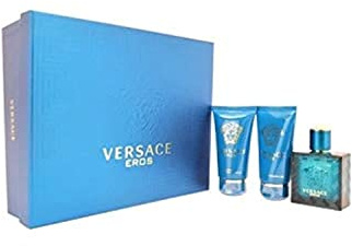 Versace Eros Set for Men Eau de Toilette/Aftershave Balm/Shower Gel - Pack of 3