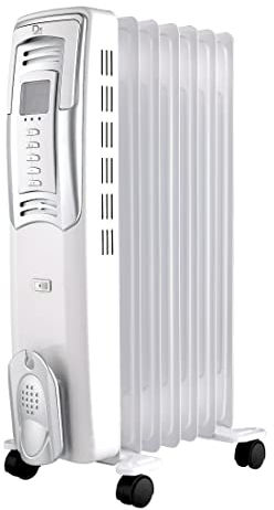 Zanussi 503020 Radiador con baño de aceite con termostato electrónico 2000 W