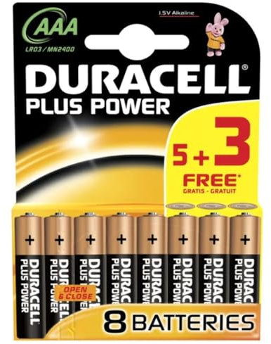 Duracell Plus Power AAA Batteries