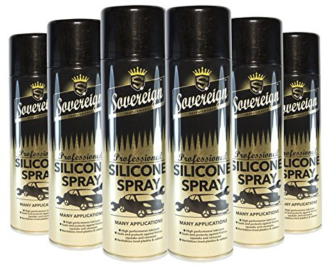 Sovereign High Performance Silicone Spray - Anti Static Lubricant - 500ML x 48 Cans