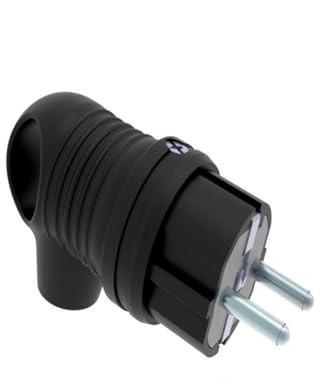 Juego de enchufes de goma maciza Schuko (16 A/250 V), 250.00V