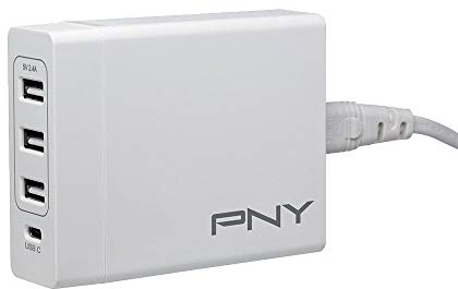 PNY Multi Fast Charger 4 anschlüsse mit USB-C Power Delivery