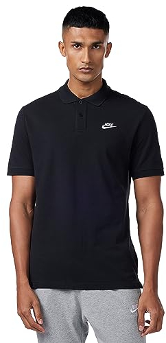 Nike Herren M Nsw Ce Matchup Pq Poloshirt, Black/White, L EU