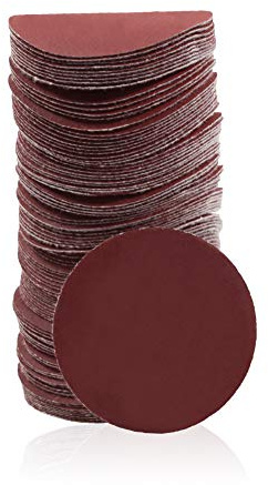 SPEEDWOX 100PCS 2 800 Grit Sanding Discs, Hook and Loop No Hole Sandpaper | 2 Inch Sander Disc No Hole Design, for Drill Grinder Rotary Tools, Wood Metal Paint Sanding