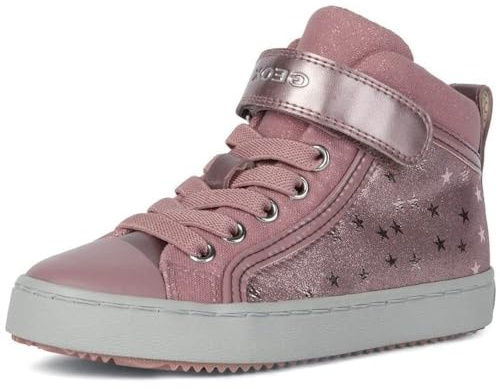 Geox J Kalispera Girl I, Sneakers Niñas, Rosa Dk Pink, 35 EU