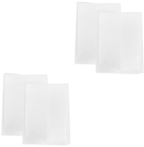 Operitacx 4 Stück A5 Transparente Schutzhülle Pvc-bucheinband Film Transparente Jacke Buchschutzfolie Papiercover Buch Film Transparenter Bücherschrank Buchcover Student Notizbuch Lehrbuch