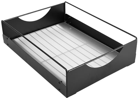 MINGZHE Panier à Tiroir Coulissant, Paniers de Rangement pour Armoire, étagère de Rangement Coulissante pour la Maison, la Cuisine, la Salle de Bain, le Garde-manger, le Bureau, le Comptoir